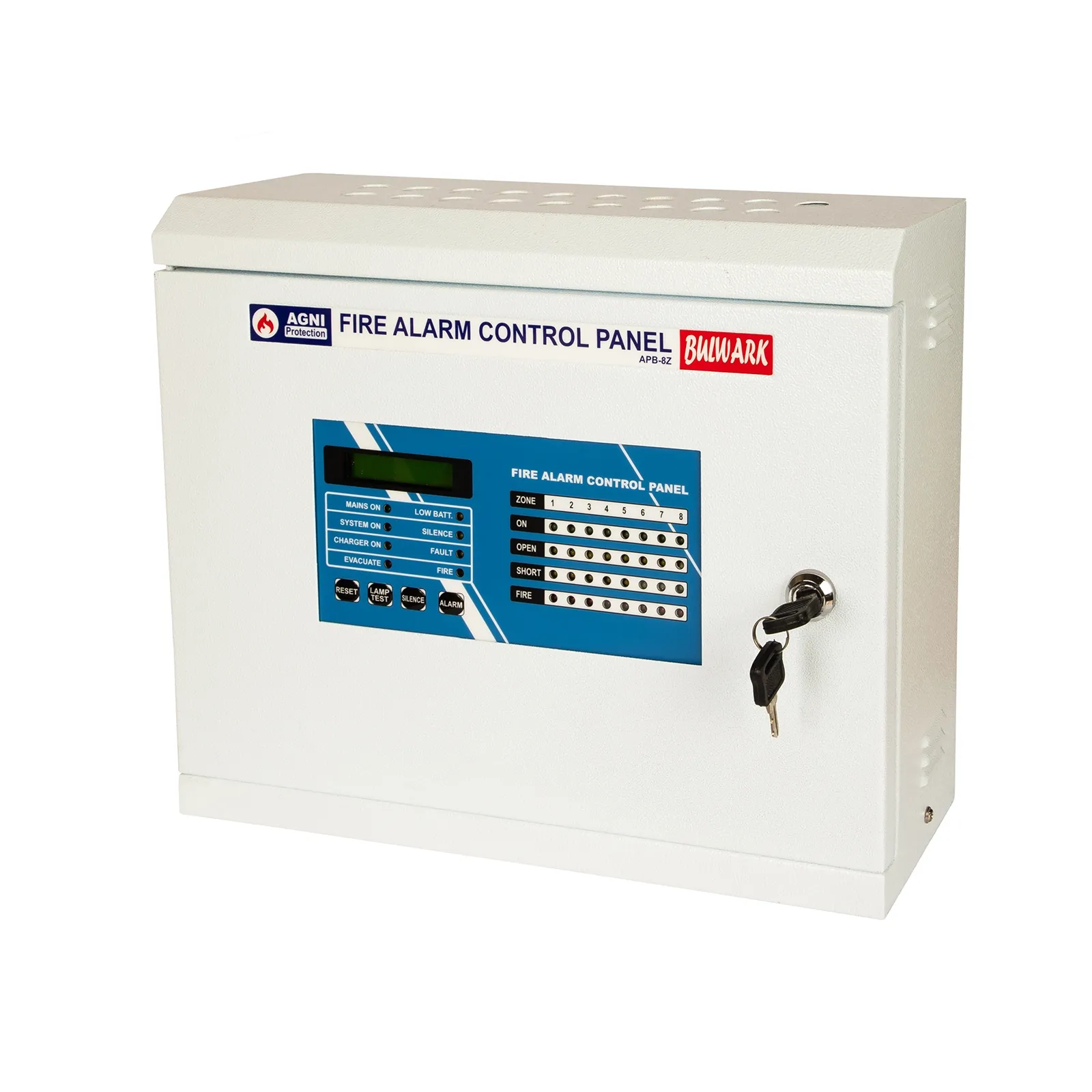 8 ZONE CONVENTIONAL FIRE ALARM PANEL