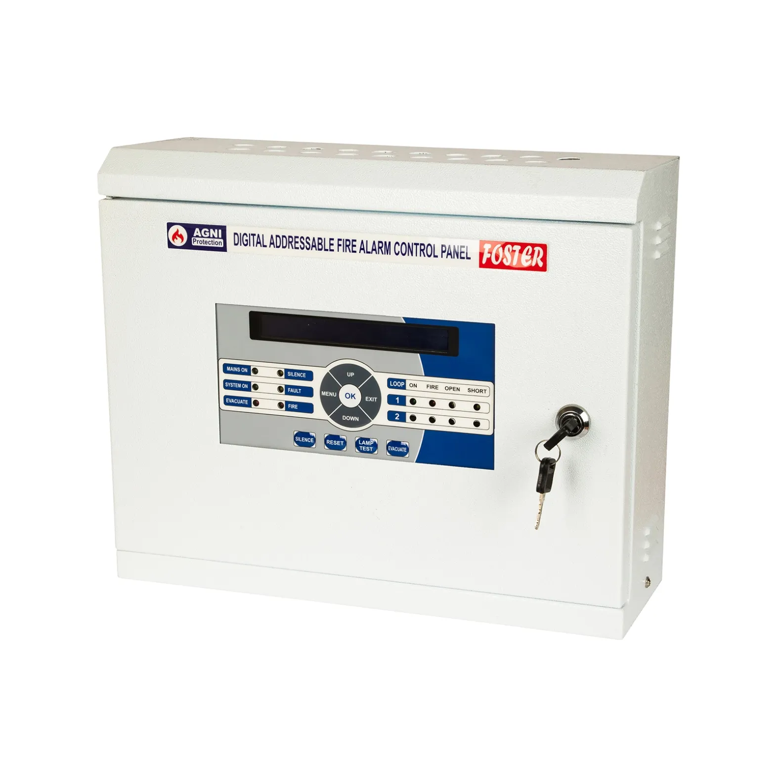 1 LOOP ADDRESSABLE FIRE ALARM PANEL