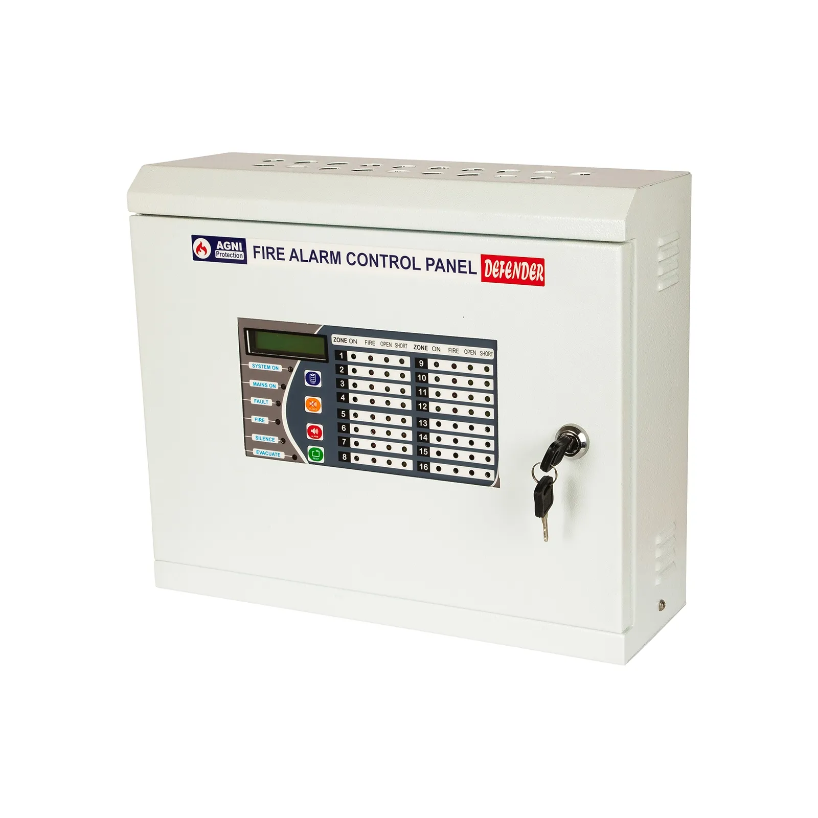 16 ZONE  CONVENTIONAL FIRE ALARM PANEL
