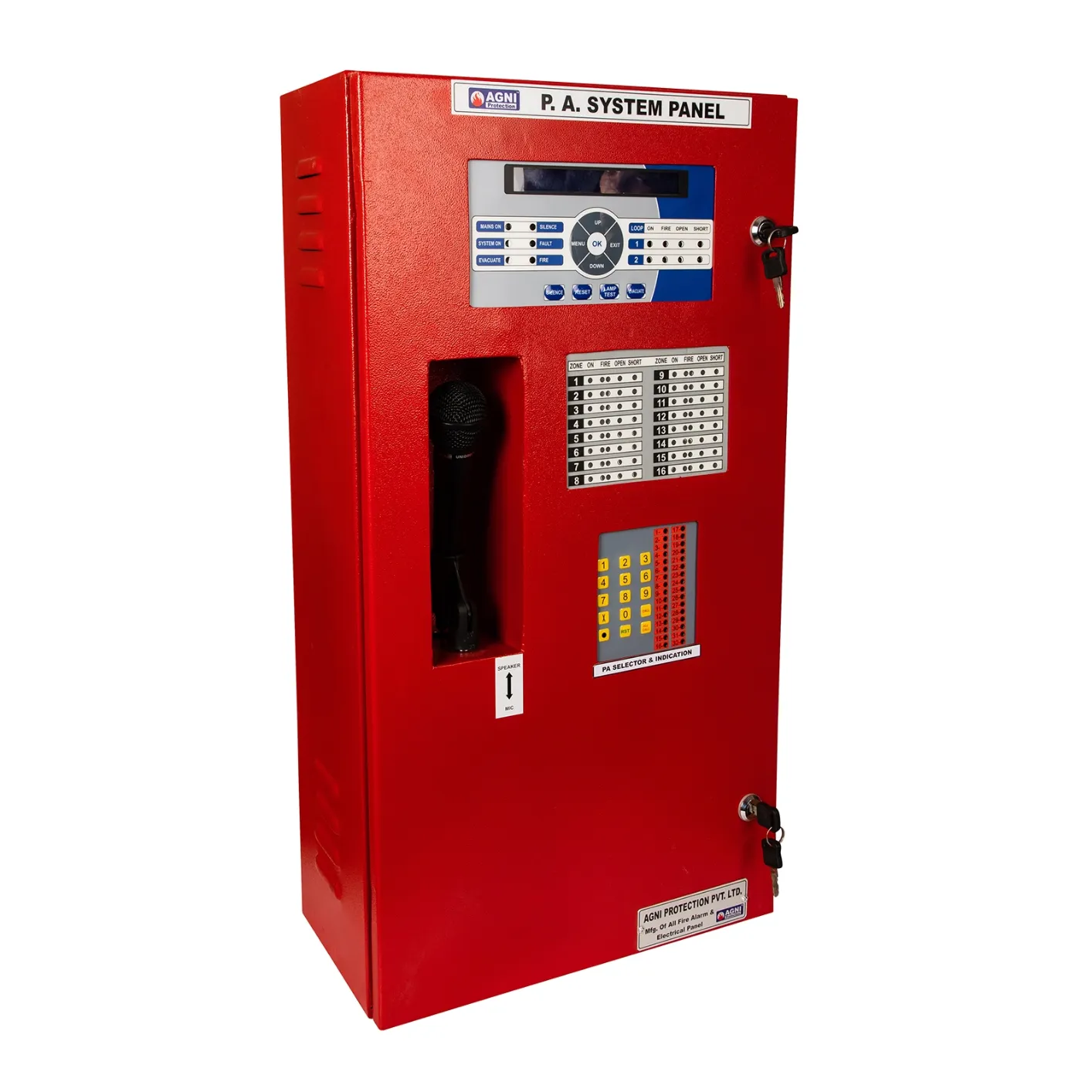 1 LOOP FIRE ALARM WITH PA & TALKBACK