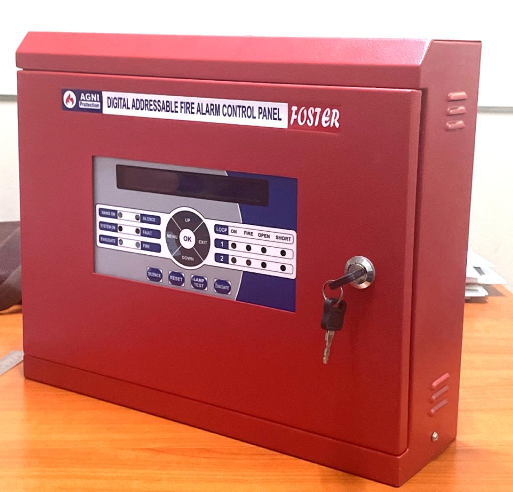 2 LOOP ADDRESSABLE FIRE ALARM PANEL